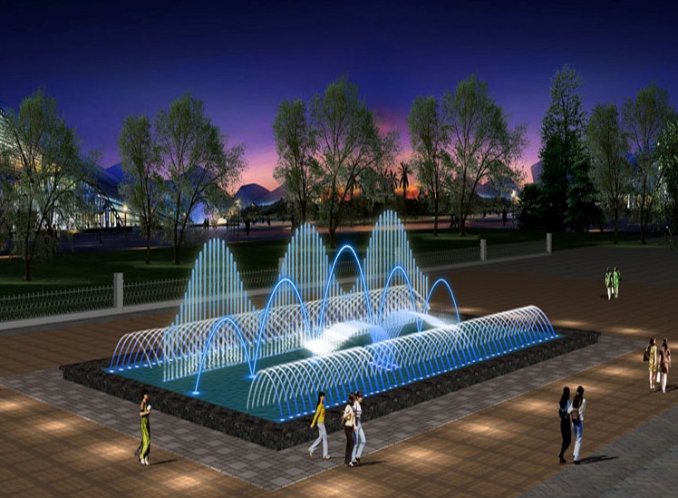 Fountains with 3D View